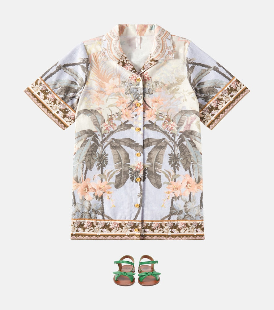 Wylie floral cotton dress