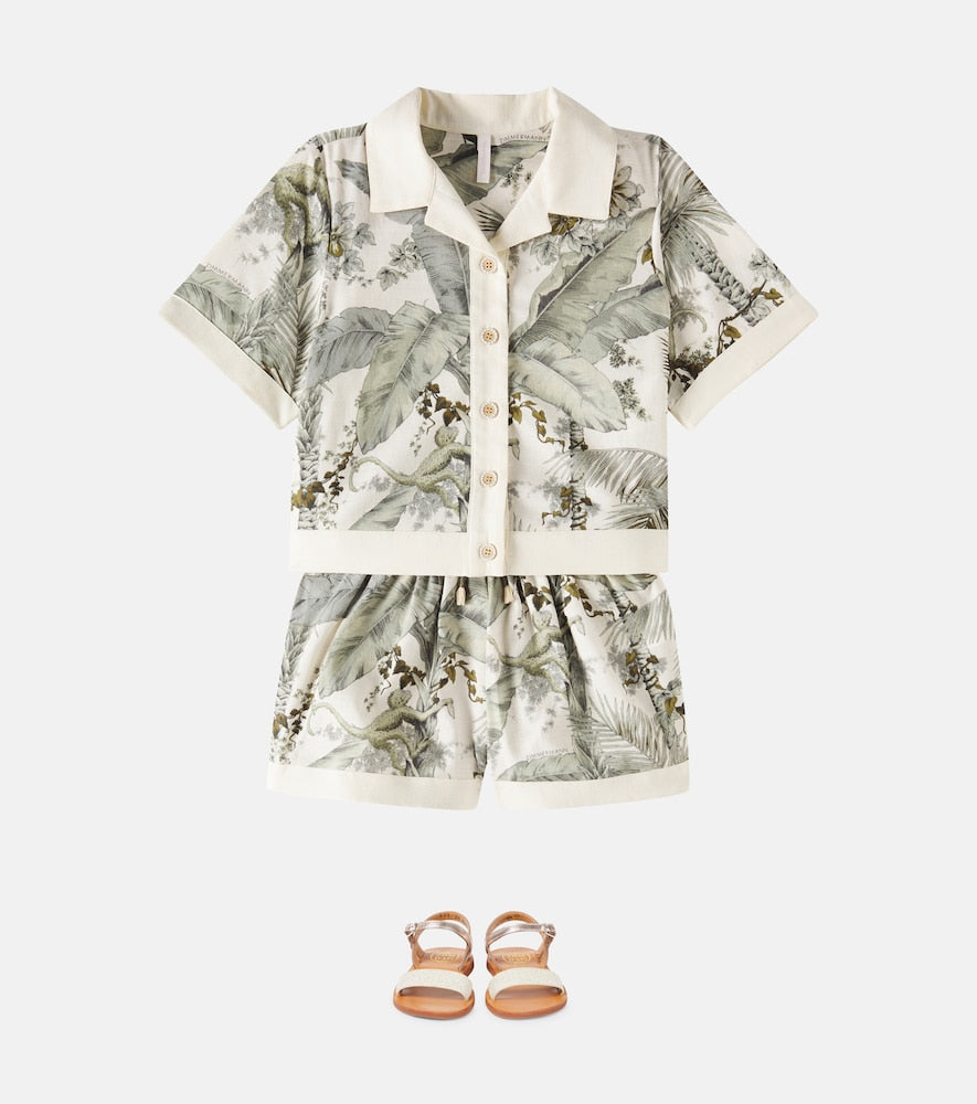 Wylie floral cotton shirt
