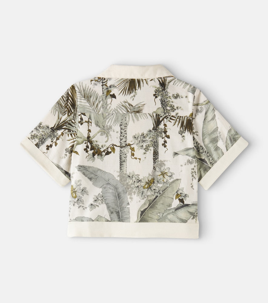 Wylie floral cotton shirt