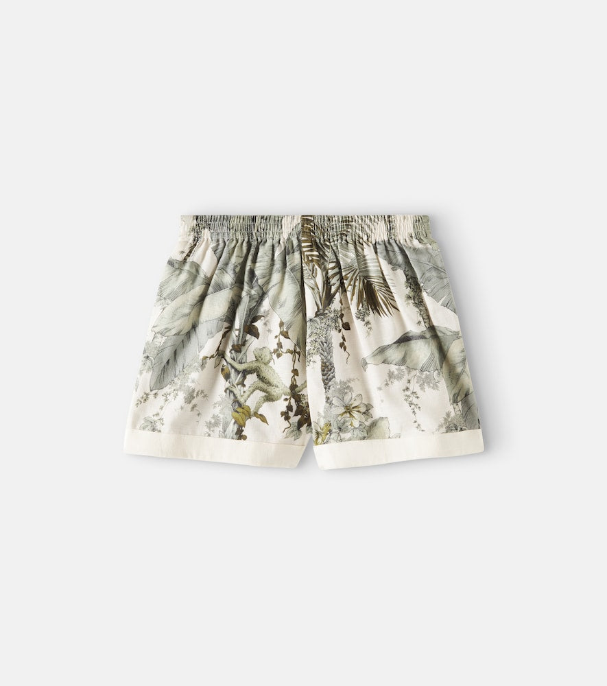 Wylie floral cotton shorts