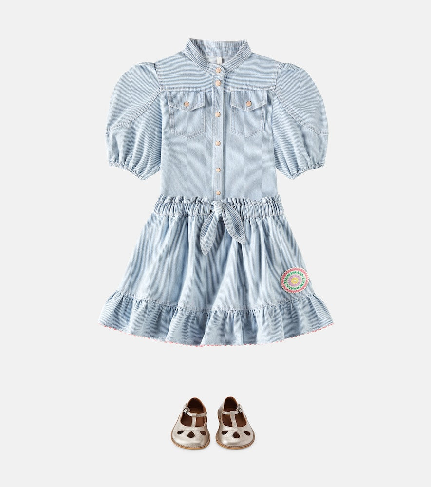 Wylie Utility striped denim top