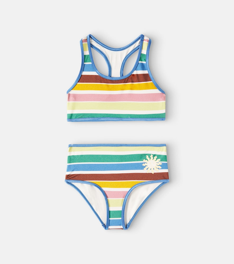 Everley striped racerback swimsuit