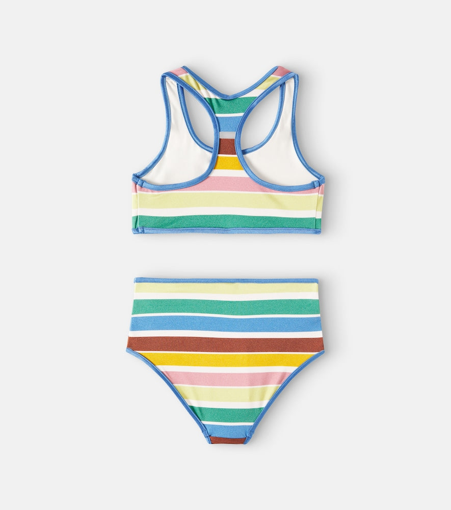 Everley striped racerback swimsuit