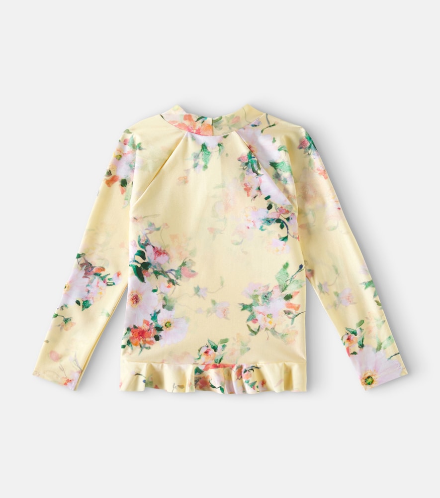 Everley floral rashguard swimsuit