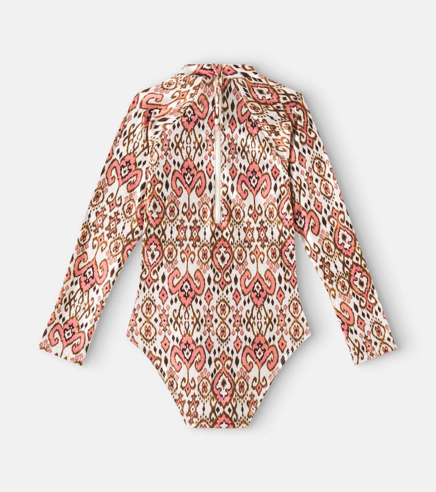 Wylie printed rashguard top