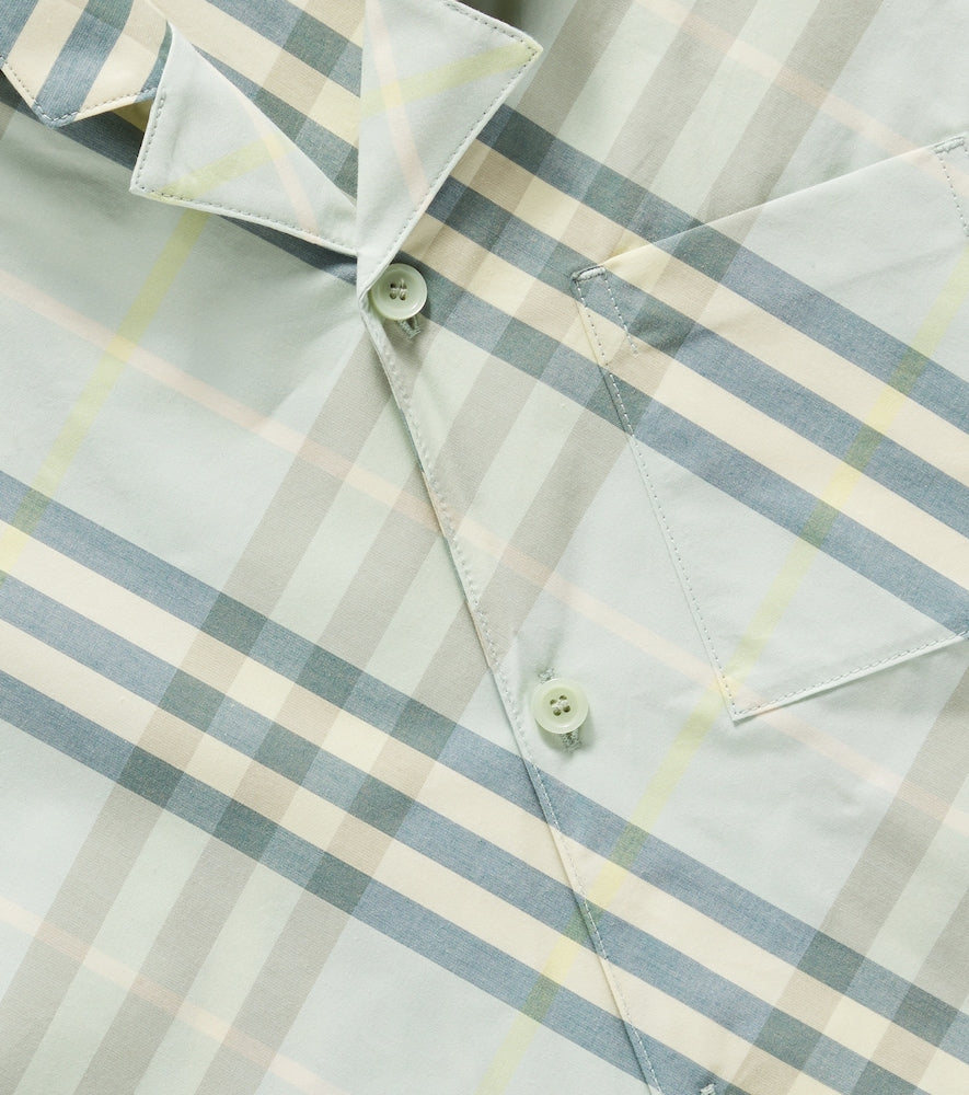 Burberry Check cotton polo shirt