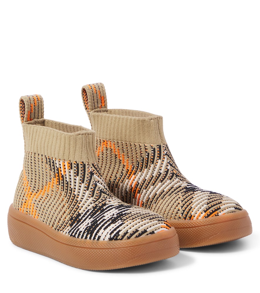 Burberry Check boots