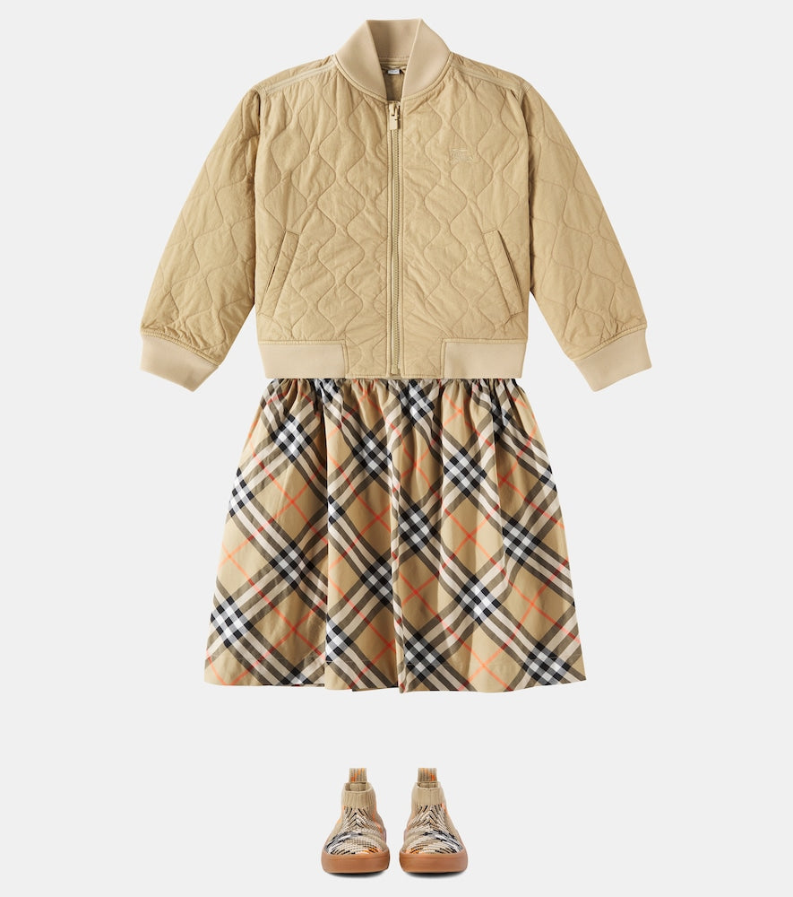 Burberry Check boots