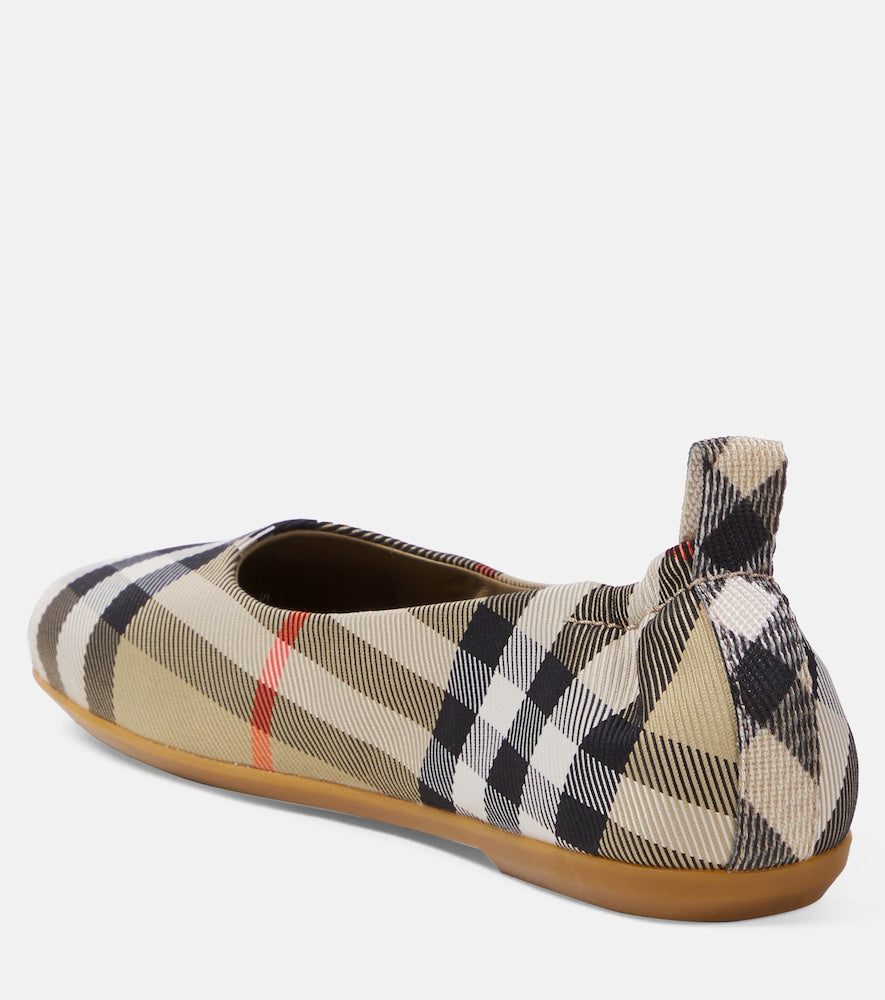 Burberry Check ballet flats