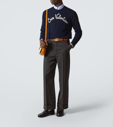 Chez Valentino virgin wool sweater