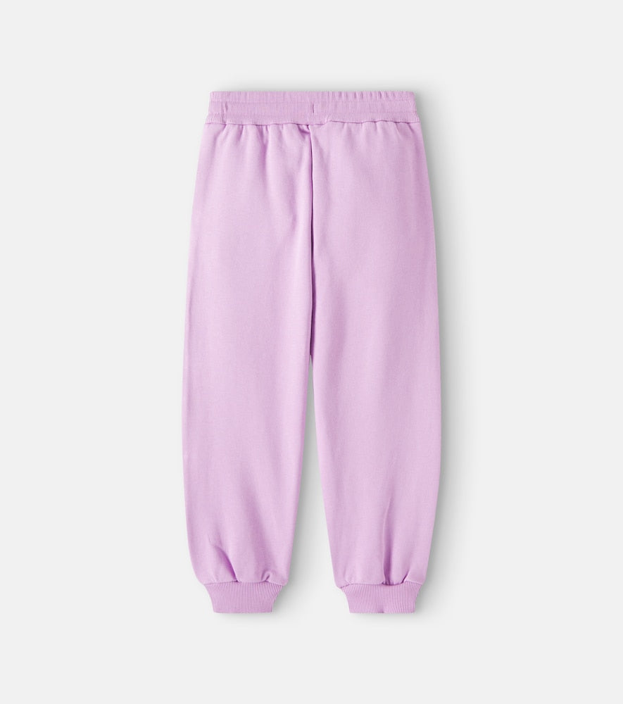 Logo cotton jersey sweatpants
