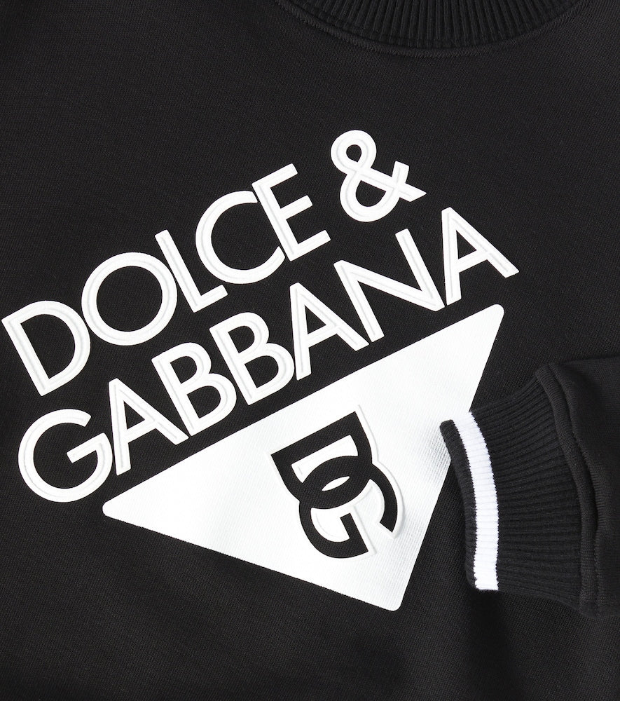 Logo cotton jersey sweatshirt