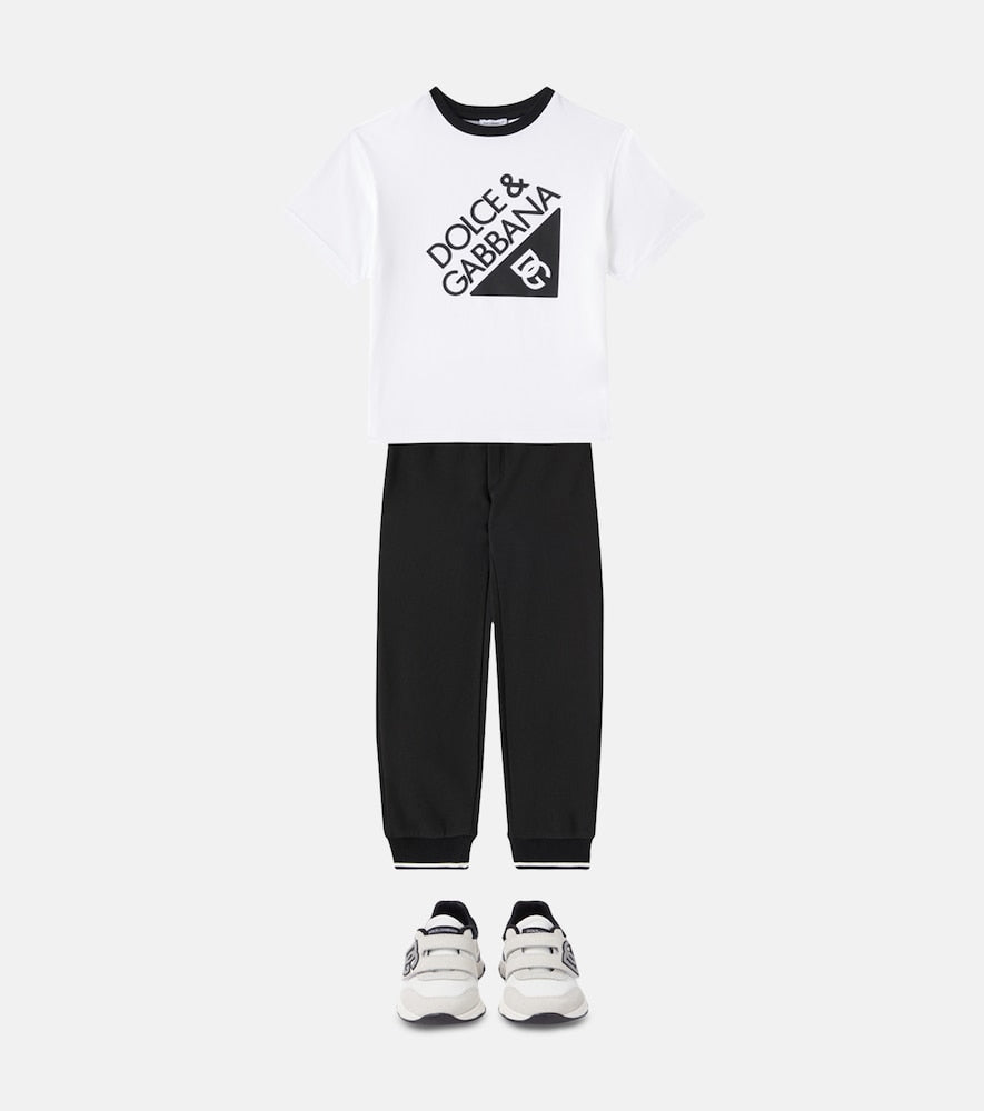 DG cotton jersey sweatpants