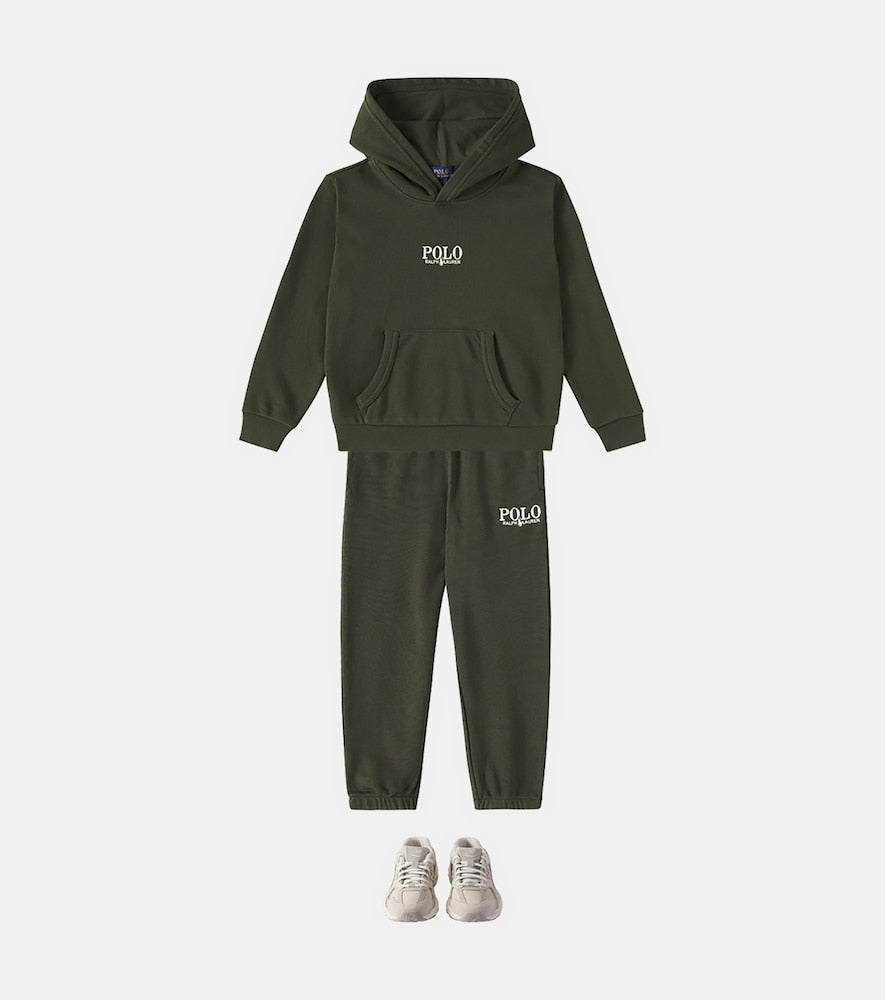 Cotton-blend hoodie