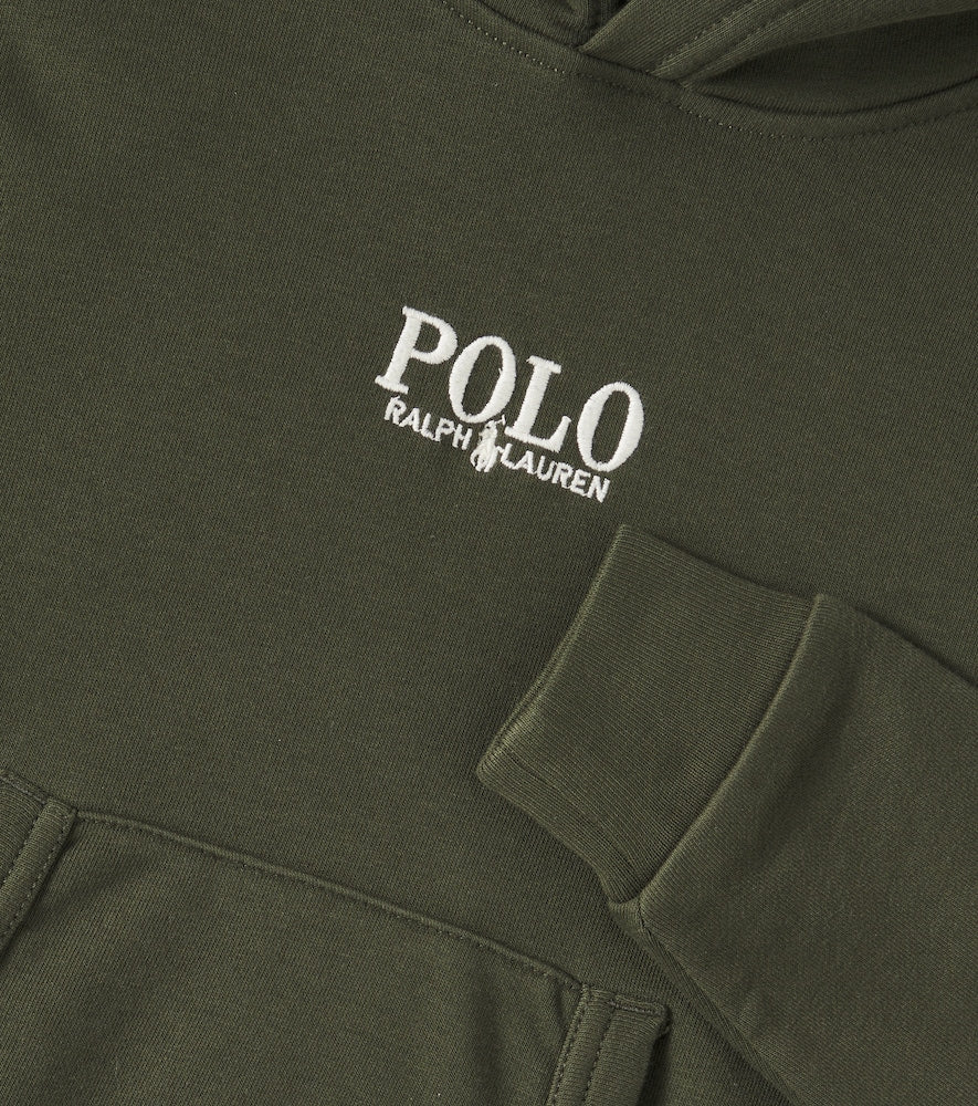 Cotton-blend hoodie