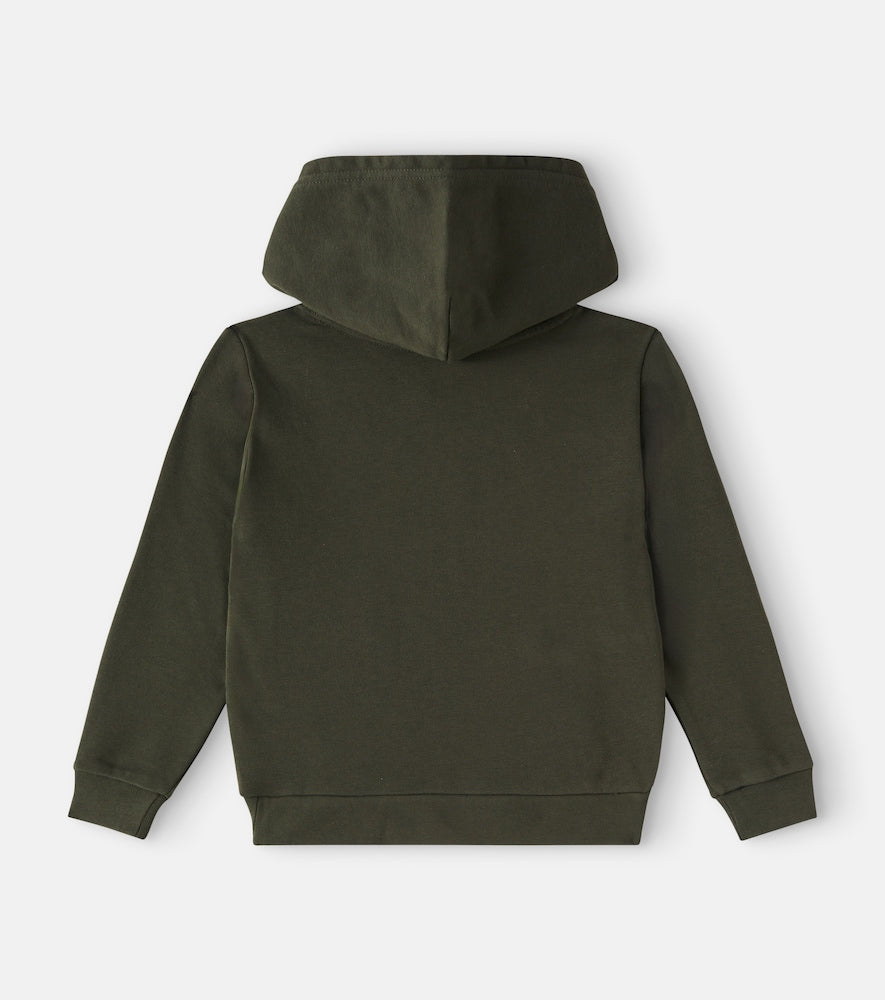 Cotton-blend hoodie