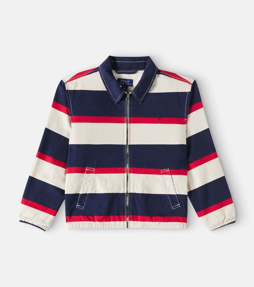 Bayport striped cotton windbreaker