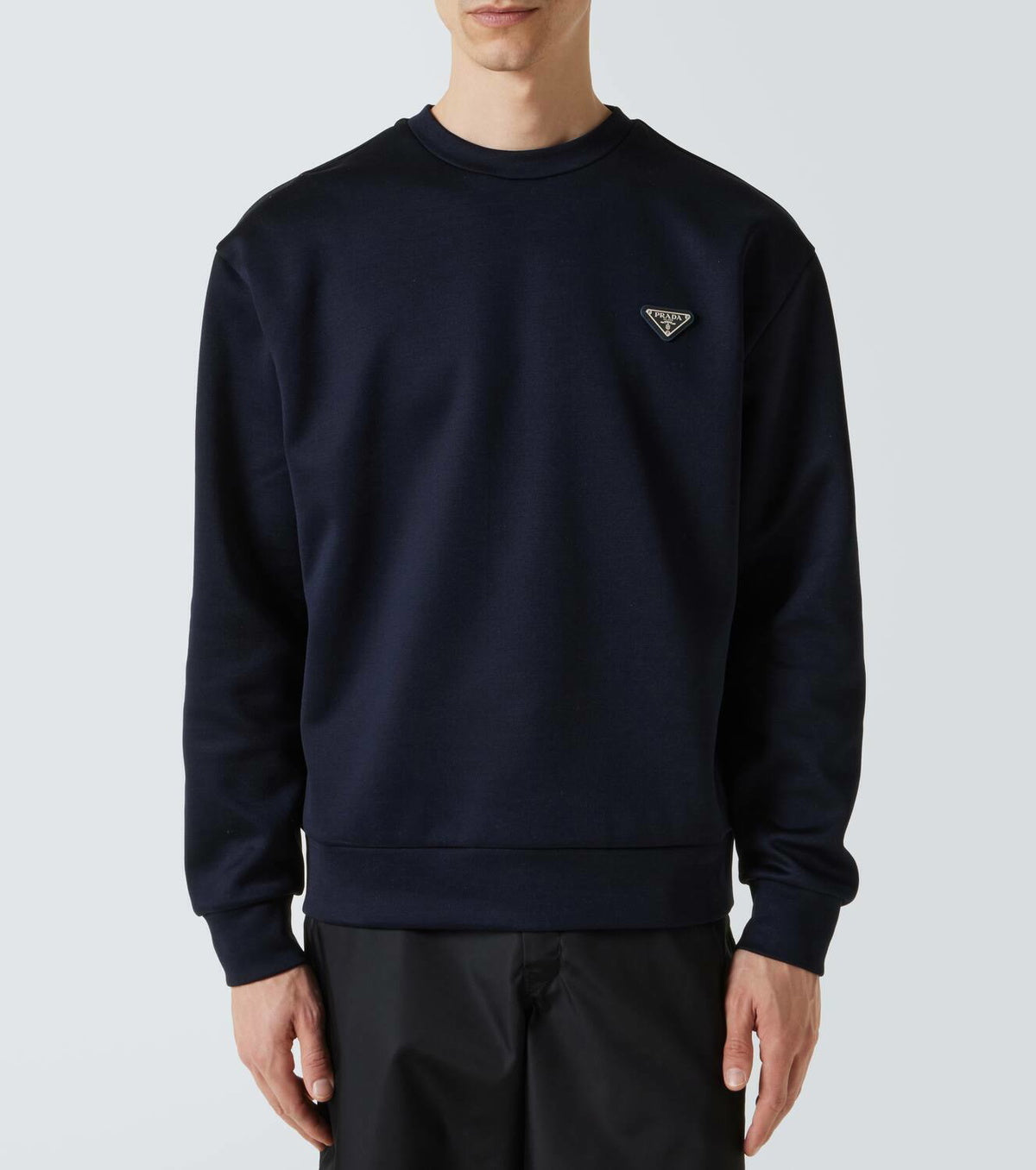Prada Cotton-blend jersey sweatshirt