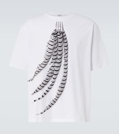 Printed cotton jersey T-shirt