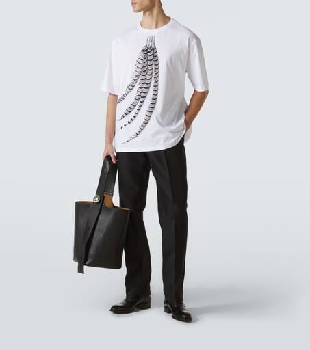 Printed cotton jersey T-shirt