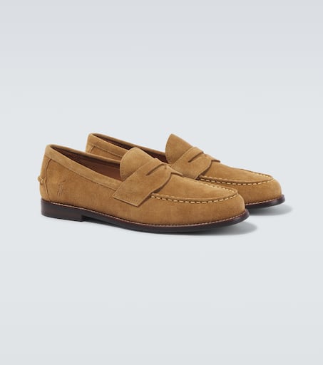 Alston leather penny loafers
