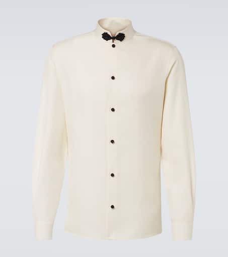 Silk shantung shirt