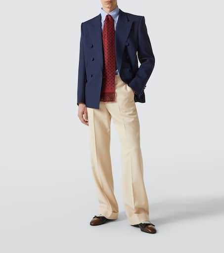 Virgin wool suit pants