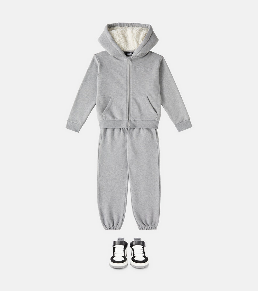 Logo cotton jersey sweatpants