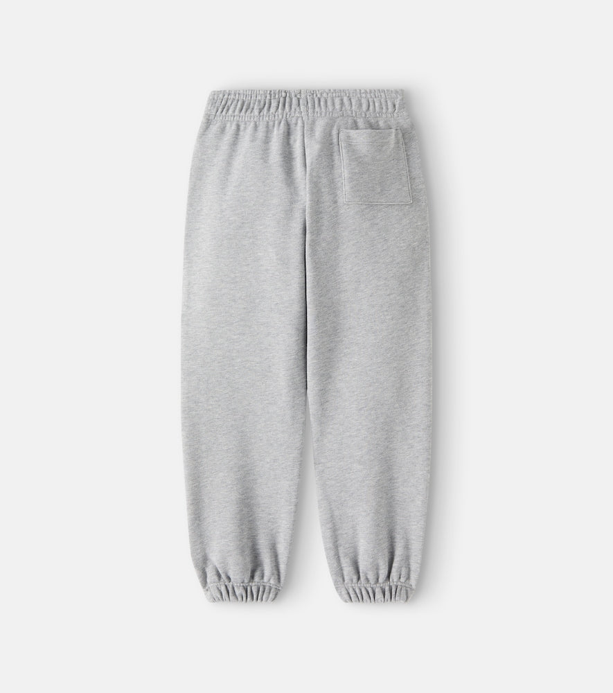 Logo cotton jersey sweatpants