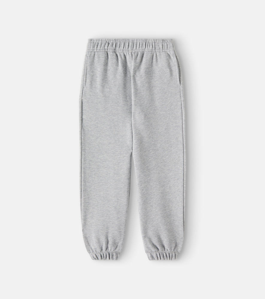 Logo cotton jersey sweatpants