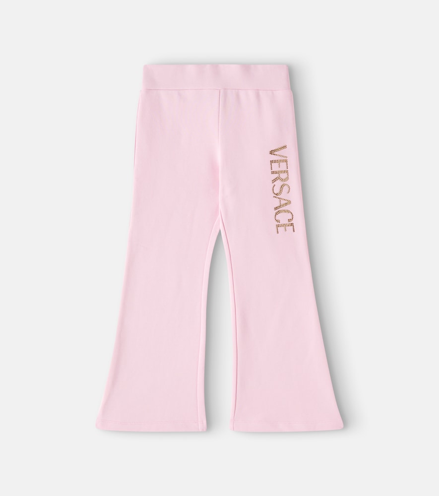 Logo cotton jersey sweatpants