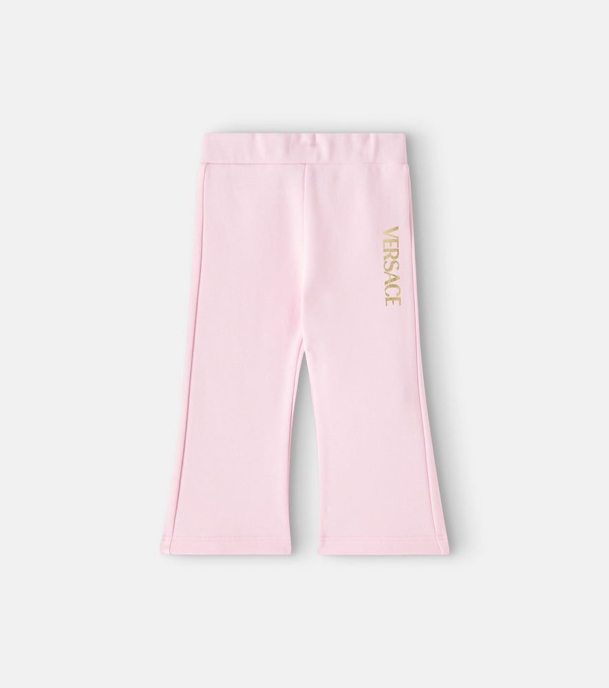 Baby logo cotton jersey sweatpants
