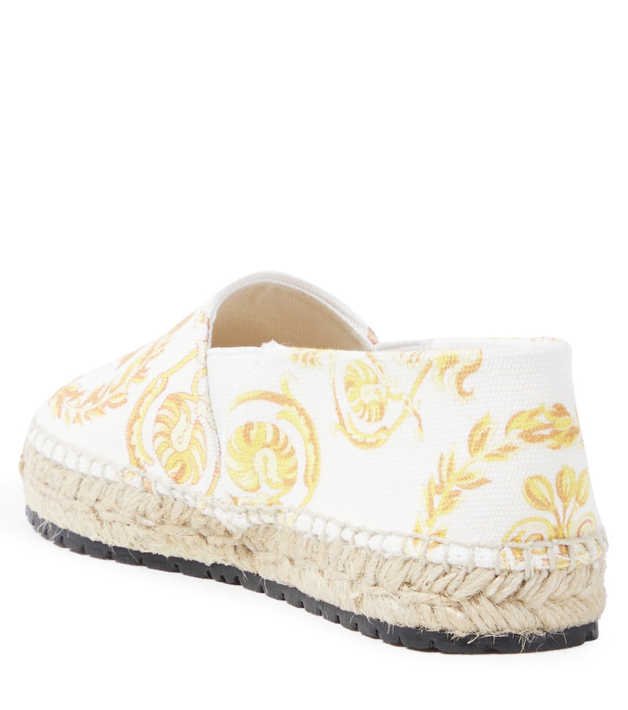 Medusa printed espadrilles