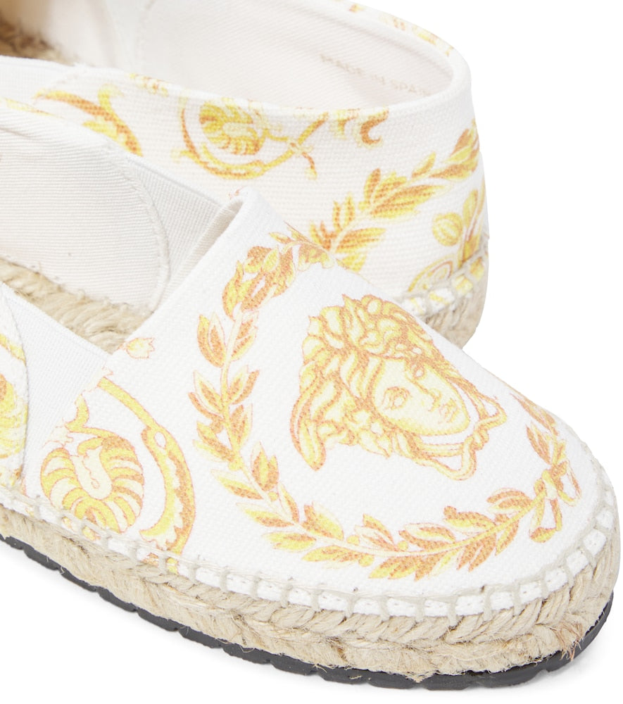 Medusa printed espadrilles