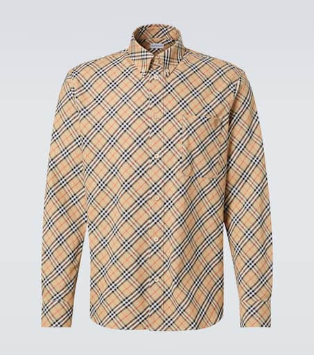 Burberry Check cotton poplin shirt