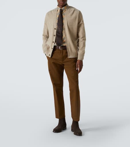 Cashmere-blend cardigan