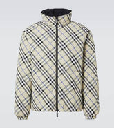 Burberry Check reversible down jacket