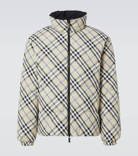 Burberry Check reversible down jacket
