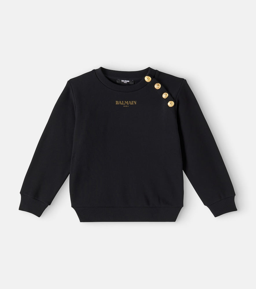 Printed cotton sweatshirt