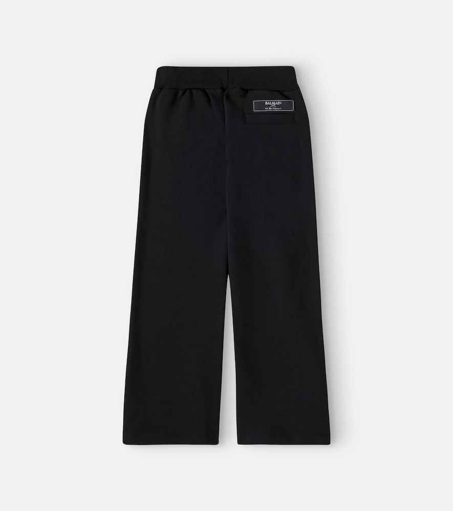 Logo cotton jersey sweatpants