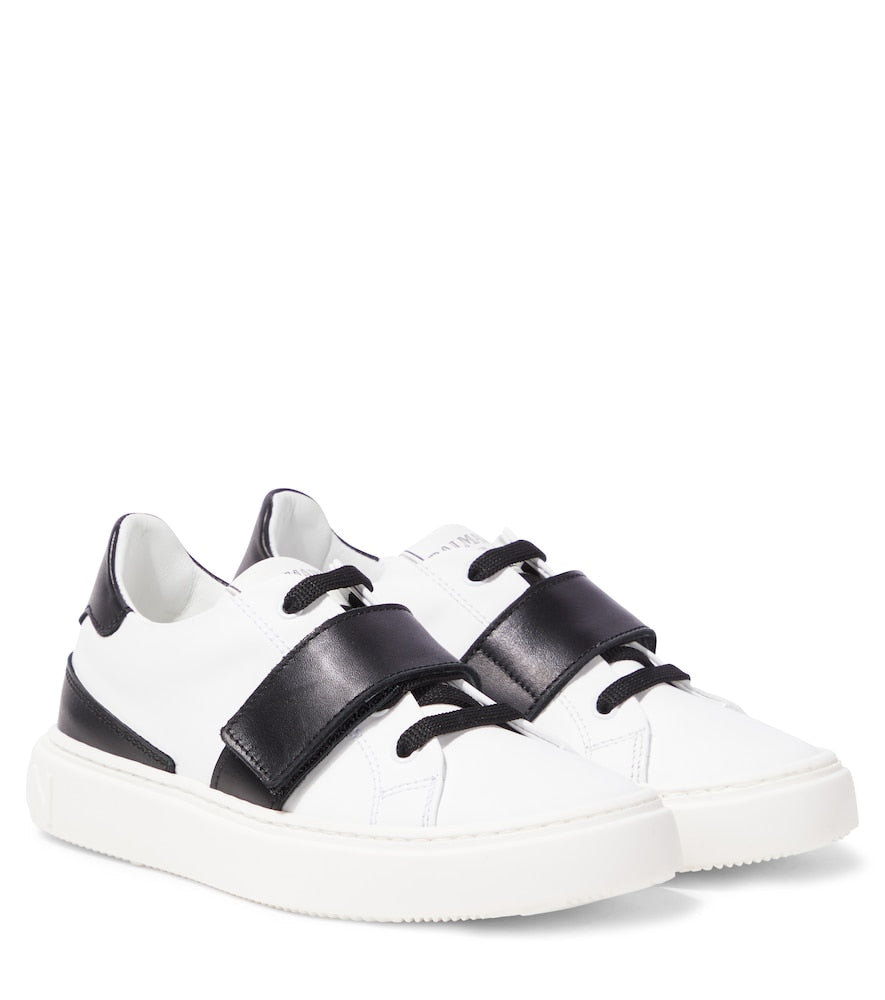 Leather sneakers