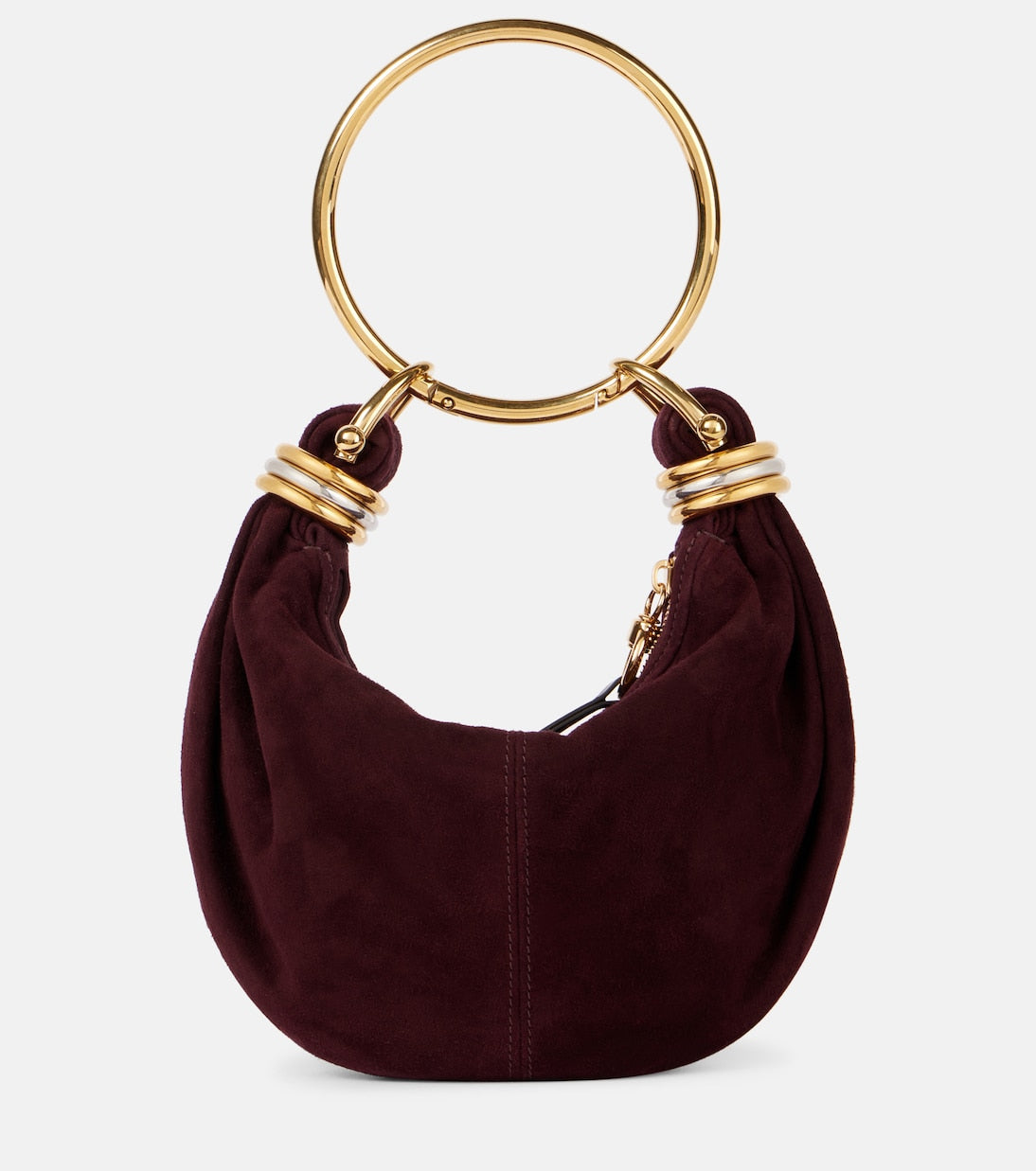 Bracelet Mini suede shoulder bag
