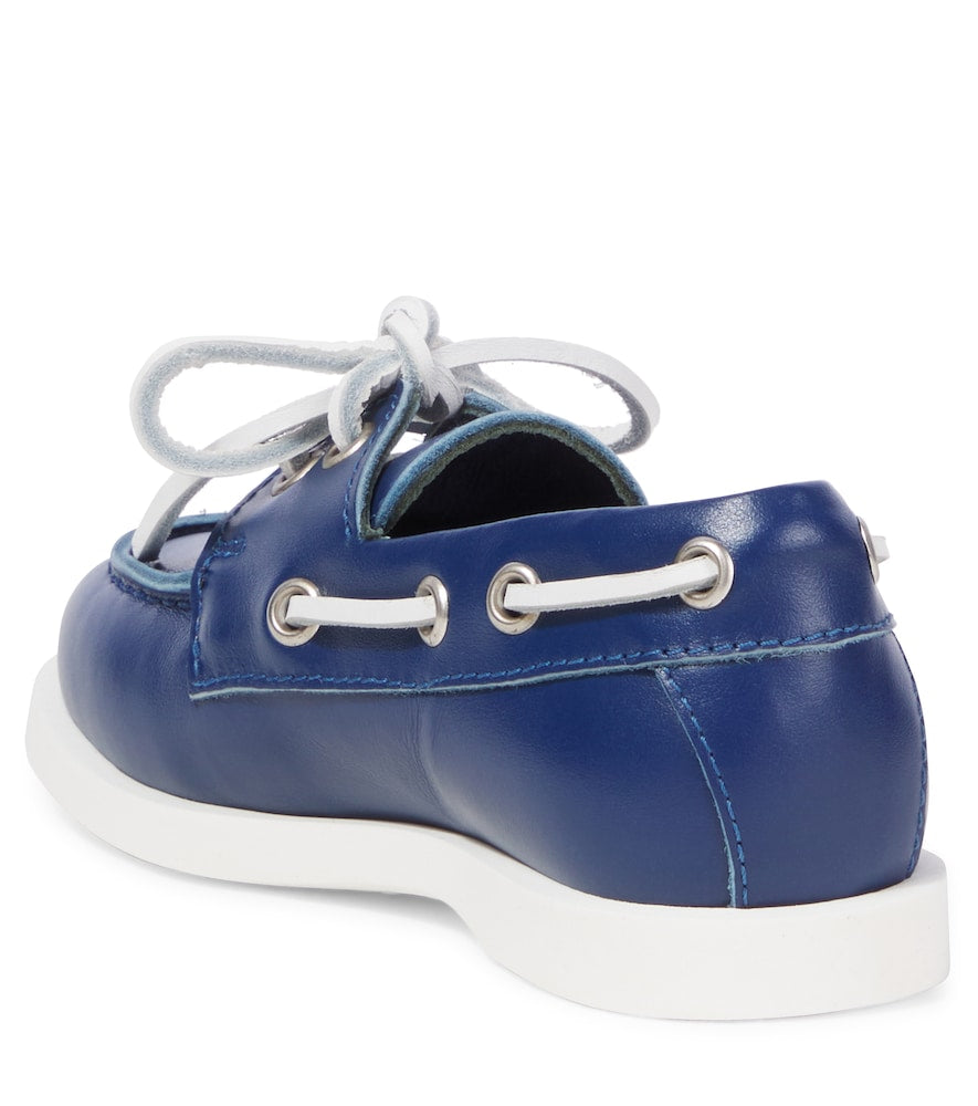 Leather loafers