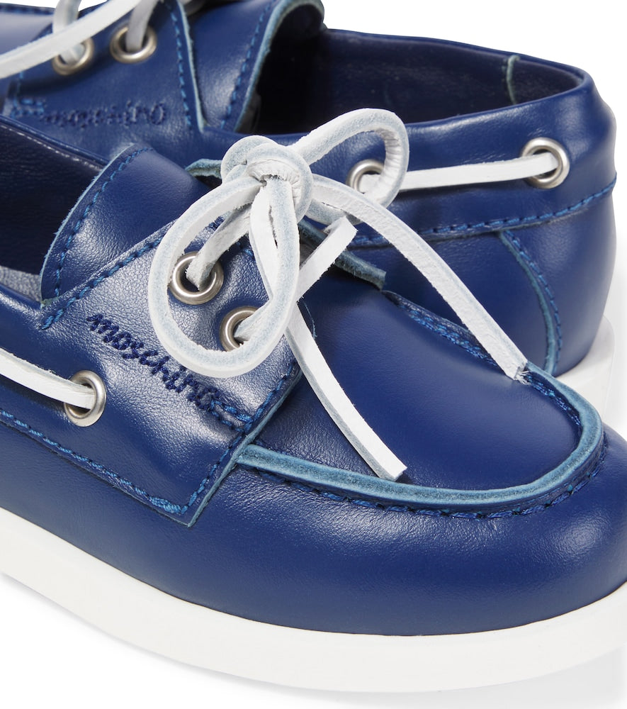 Leather loafers