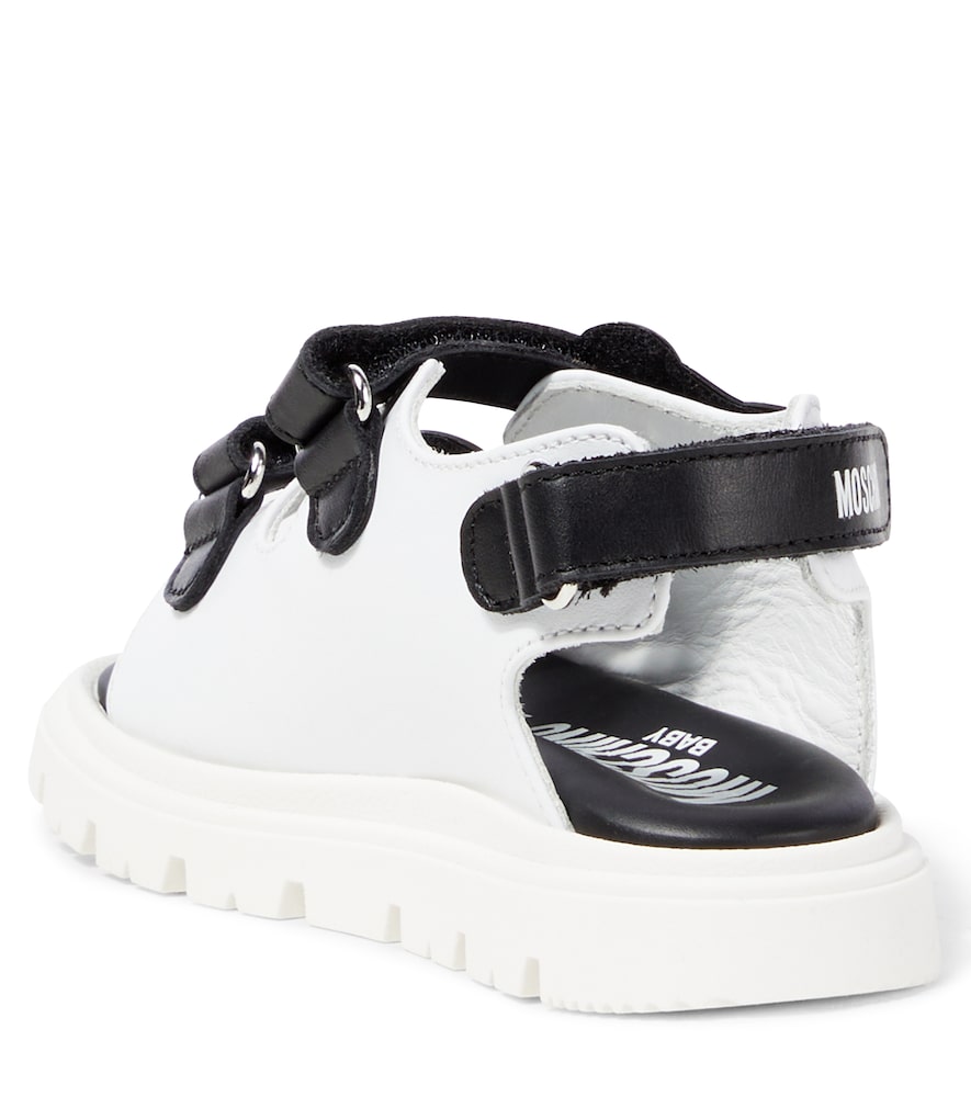 Teddy Bear leather sandals