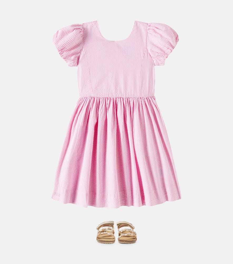 Striped cotton dress