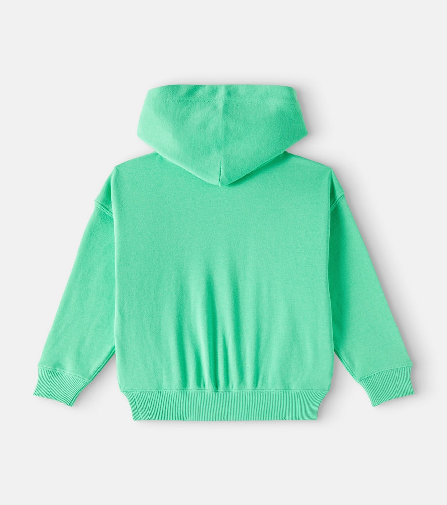 Cotton jersey hoodie