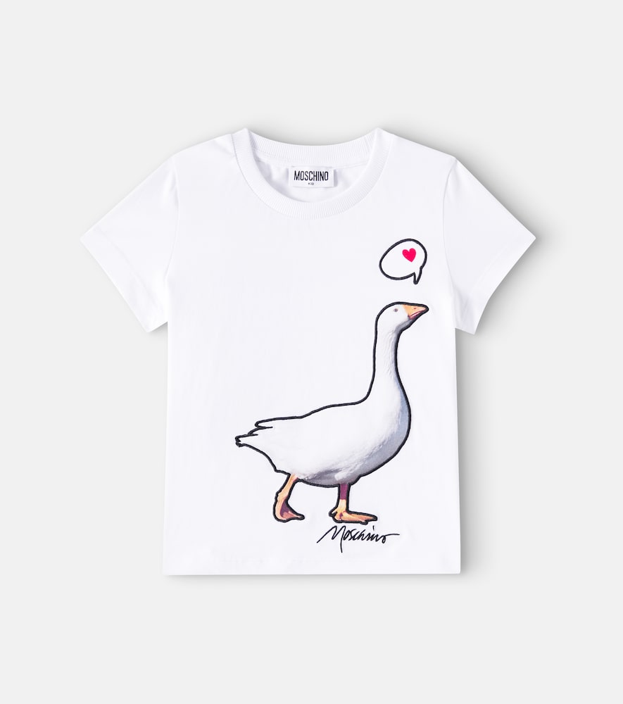 Printed cotton jersey T-shirt
