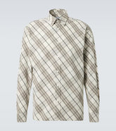Burberry Check cotton overshirt