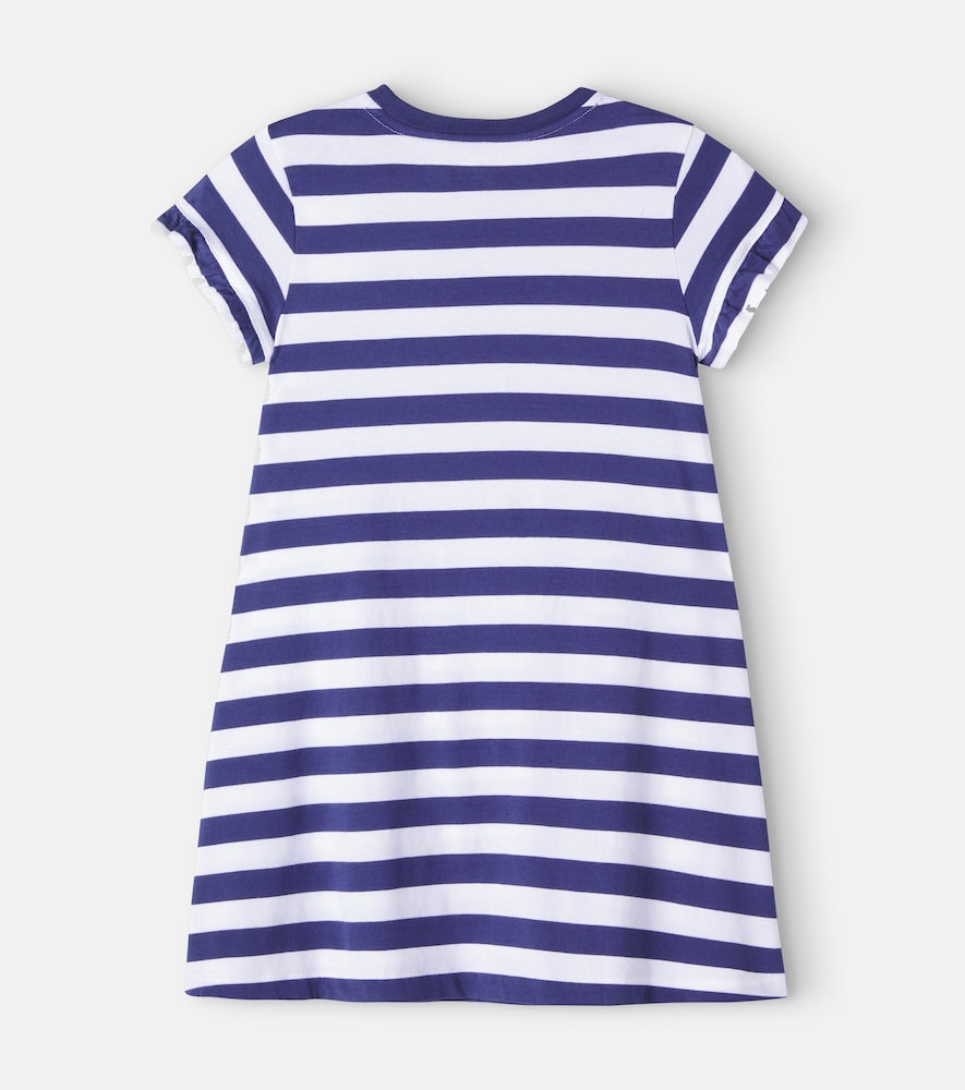 Polo Bear striped cotton dress